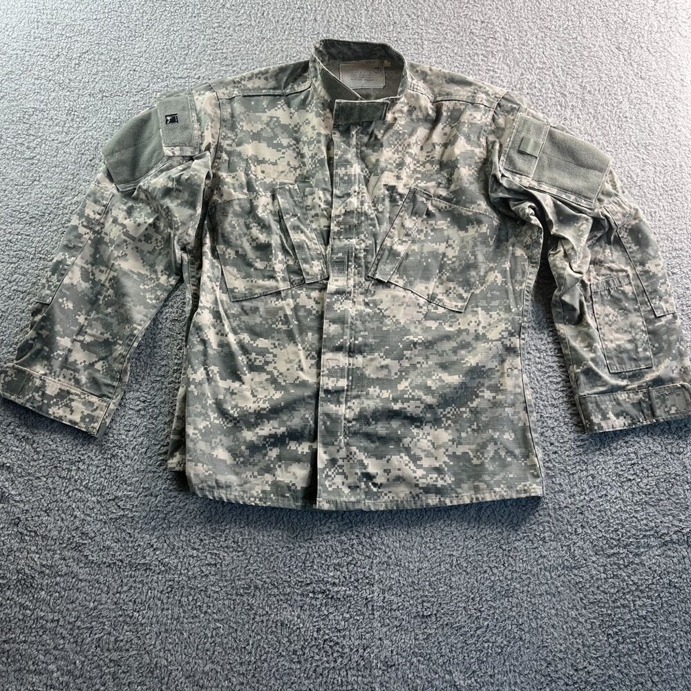 US Army ACU Combat Uniform‎ Jacket M Regular Camo 37–41 Chest Ripstop Gorpcore